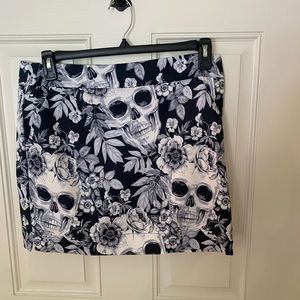 Loudmouth W’s Skull Head Golf Skirt